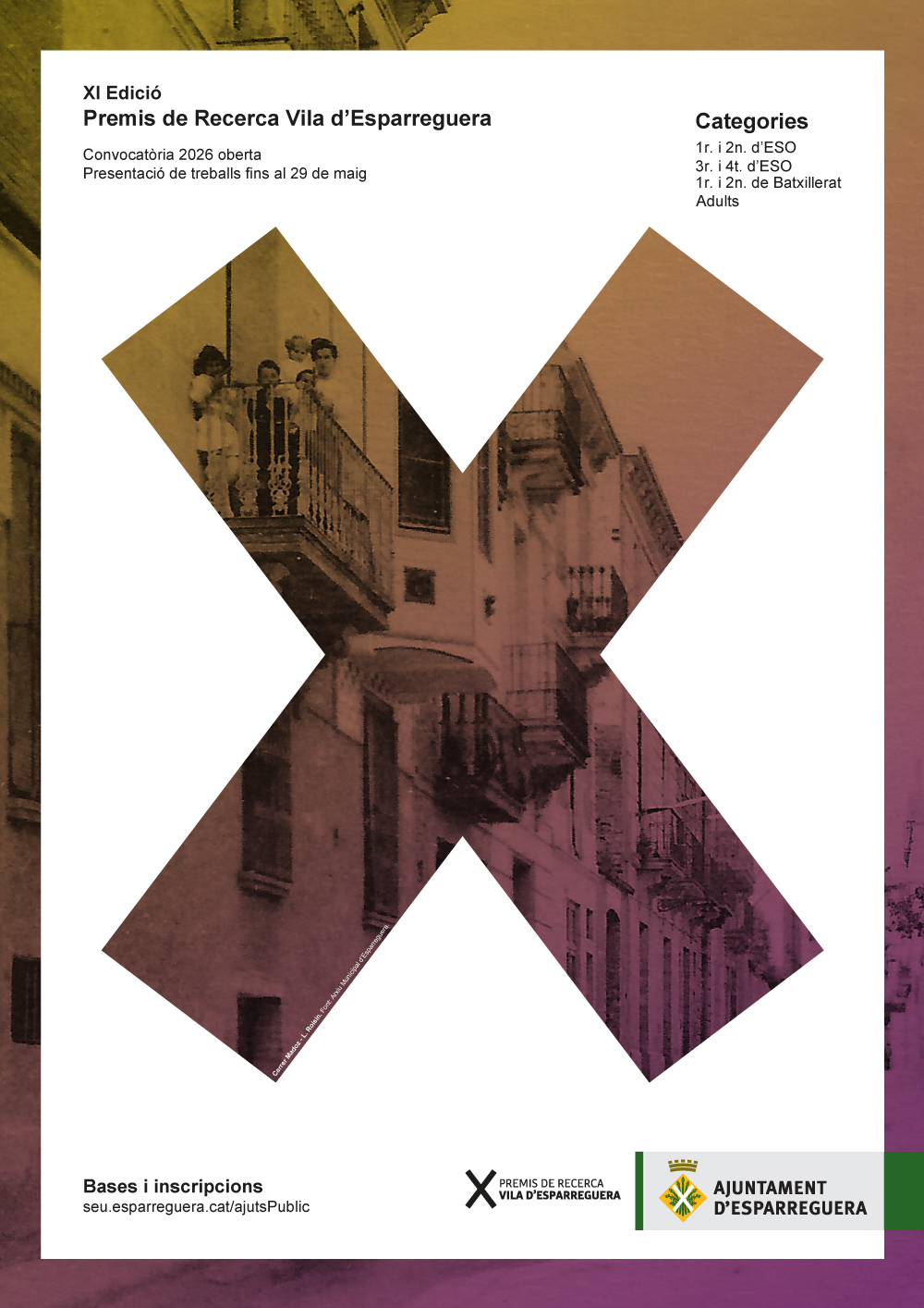 Convocat&ograve;ria XI Premis de recerca Vila d'Esparreguera
